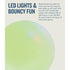 Planet Dog Orbee Strobe Ball Light Up LED Green Dog Toy - Poudre Pet & Feed Supply 3